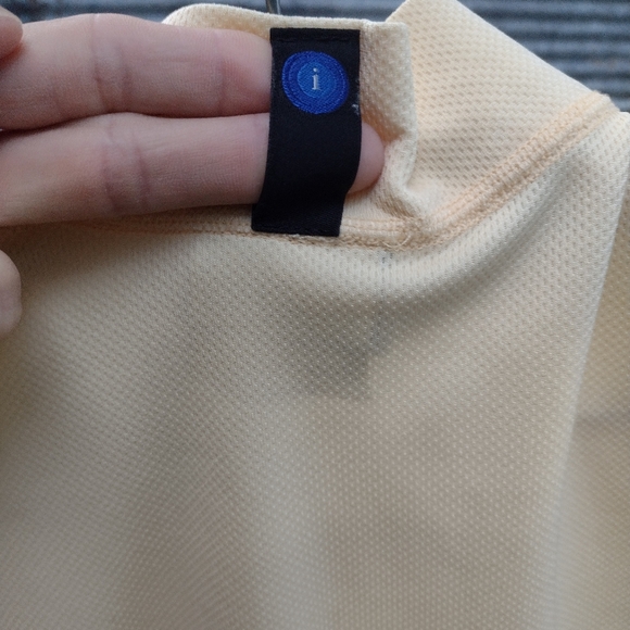 XL Irideon yellow equestrian zip top - Picture 8 of 8